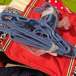 Kids Blue Plastic Hangers